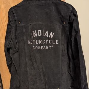 Indian Motorcycle Women's Black Leather Jacket